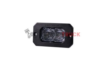 Врезной противотуманный белый LED-модуль SS2 Sport SAE с белой подсветкой